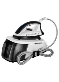Russell Hobbs , Schwarz, Wei&szlig; , Metall, Kunststoff , 1300 ml , 23.0x30.0x41.0 cm , Wassertank abnehmbar, Schlauchaufbewahrungsfach, Vertikaldampf, Schnellaufheizung, Betriebskontrollleuchte , Haushalt, W&auml;schepflege, B&uuml;geleisen
