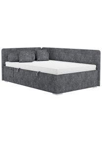 M&Ouml;BELIX M&ouml;belix , Dunkelgrau , Textil , F&uuml;llung: Faserb&auml;llchen,Faserb&auml;llchen , 40x40 cm , Heimtextilien, Wohntextilien, Kissen, Zierkissen