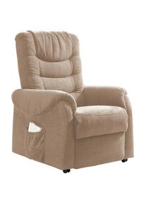 Livetastic , Hellbraun , Textil , 76x106x94 cm , Stoffauswahl, Relaxfunktion , Wohnzimmer, Sessel, Fernsehsessel