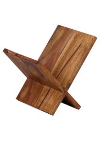 Mid.you , Sheeshamfarben , Holz , Sheesham , massiv , 29x31x28 cm , Kleinm&ouml;bel, Weitere Kleinm&ouml;bel