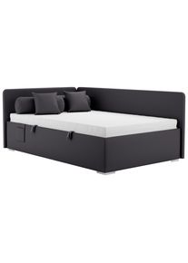 M&Ouml;BELIX M&ouml;belix , Anthrazit , Textil , F&uuml;llung: Faserb&auml;llchen,Faserb&auml;llchen , 40x40 cm , Heimtextilien, Wohntextilien, Kissen, Zierkissen