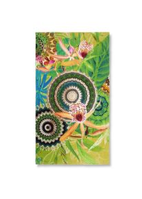 M&Ouml;BELIX M&ouml;belix , Gelb, Gr&uuml;n, Goldfarben , Textil , Blume , 100x180 cm , saugf&auml;hig, angenehm weich, hochwertige Qualit&auml;t , Heimtextilien, Badtextilien, Handt&uuml;cher, Strandt&uuml;cher