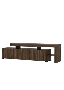Livetastic , Nussbaumfarben , Holzwerkstoff , Holzoptik , 192x53x37 cm , Beleuchtung , Wohnzimmer, TV-M&ouml;bel, TV- & Lowboards