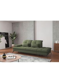 Sit & More Sit & More , Olivgr&uuml;n , Textil , 231x90x122 cm , Goldenes M, Oeko-Tex&reg; Standard 100, Made in Europe, DGM-Klimapakt , R&uuml;cken echt, Armteil links , Wohnzimmer, Sofas & Couches, Relaxliegen & R&eacute;cami&egrave;ren