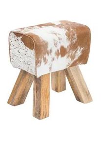 Hocker 'WL5.109', weiss/braun