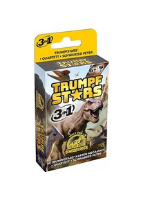 Gomazing Trumpfstars Welt der Dinosaurier &ndash; 3in1 Kartenspiel - 50 Spielkarten mit echten Dino-Fakten &ndash; Trumpf (Deutsch)