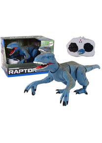 Lean Toys Fernbedienung Dinosaurier Velociraptor Audible Roar Blue