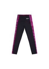 Fila Damen-Sportleggings - Damen - Gr. L - schwarz/print