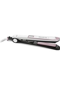 Rowenta, Gl&auml;tteisen, SF7460 hair styling tool Straightening iron Warm Pink, White