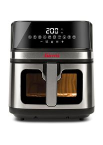 Girmi Friggitrice ad Aria FG80, Fritteuse, Silber, Schwarz