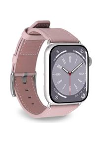 Puro E-Classic Band f&uuml;r Apple Watch 38, 40 und 41mm (Kunstleder), Uhrenarmband, Rosa