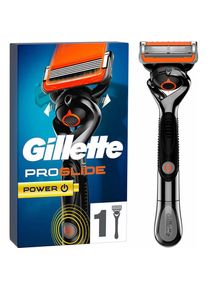 Gillette, Nassrasierer, FUSION PROGLIDE POWER Rasiermesser +1 Nachf&uuml;llung