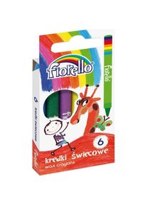 Grandhall, Malstifte, Wachsmalstifte 6 Farben FIORELLO (6x)