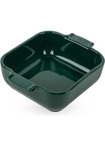 Peugeot Auflaufform quadratisch waldgr&uuml;n 18 cm, Auflaufform, Gr&uuml;n