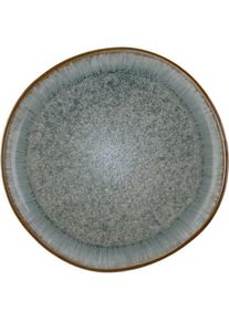 Domoletti Eucalyptus dessert plate, &Oslash; 20.3cm, white/green, Teller, Gr&uuml;n, Weiss