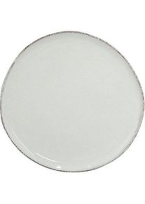 Domoletti Dinner Plate Sesam Dots 27cm, Teller, Weiss
