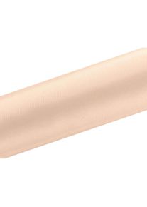 partydeco, Geschenkverpackung, Satin Plain, light peach, 0.16 x 9m (1 pc. / 9 lm) (1x)