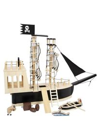 Small Foot - Wooden Dollhouse Pirate Boat
