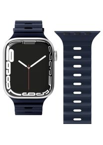 VONM&Auml;HLEN Vonm&auml;hlen Ocean Band Case 2 Band One Navy 42/44/45/49mm (45 mm, 44 mm, 42 mm, 49 mm, Stainless Steel), Uhrenarmband, Blau