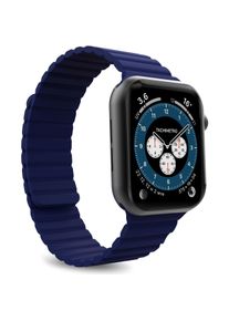 Puro Icon Silicone Band - Apple Watch (44mm/42mm) (44 mm, 42 mm, Silikon), Uhrenarmband, Blau
