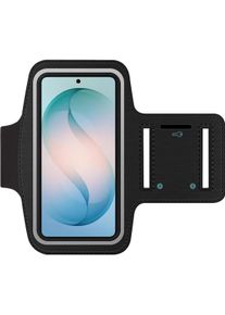 SmartFitness Handy Sport Armband, Smartphone Sportarmband, Schwarz, Transparent