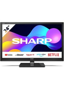 Sharp 24EE3E (24", LCD, 2022), TV, Schwarz