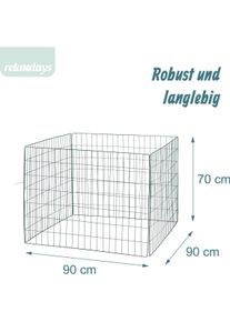Relaxdays, Komposter + Gartensack, Metall-Komposter (560 l)