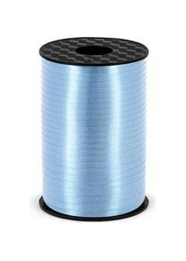 partydeco, Geschenkverpackung, Plastic ribbon, sky-blue, 5mm/225m (1 pkt / 1 pc.) (1x)