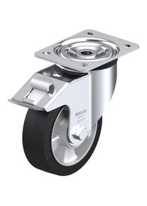 Blickle, M&ouml;belrollen, 633826 L-ALEV 150K-FI Lenkrolle mit Feststeller Rad-Durchmesser 150 mm