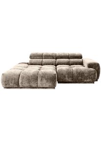 Mid.you Ecksofa, Taupe, Textil, Ottomane links, L-Form, 239x150 cm, Made in EU, Stoffauswahl, seitenverkehrt erh&auml;ltlich, Wohnzimmer, Sofas & Couches, Wohnlandschaften, Ecksofas