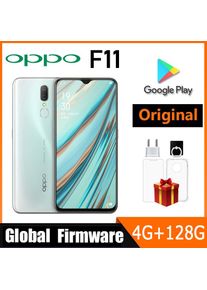 OPPO F11 smartphone Global firmware 4020mAh battery CPU Helio P70 Rear camera 16MP Rear fingerprint unlocking used phone