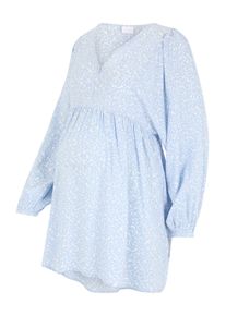 MAMALICIOUS Kvinnor Tunika 'KAMILLA' ljusbl&aring; / vit Storlek S