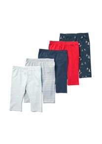 Tchibo - Legginsy dziecięce o długości 3/4 - dla niemowląt - rozmiar 74/80 - kolor: czerwony/niebieski/z nadrukiem