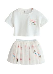 next Flickor Set ljusbl&aring; Storlek 74