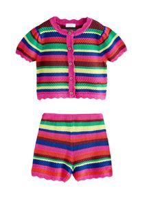 next Flickor Set m&ouml;rkbl&aring; Storlek 80