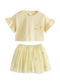 next Flickor Set gul Storlek 80