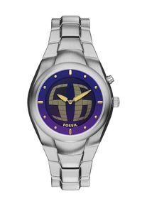 Fossil Zegarek analogowy 'BIG TIC' dla mężczyzn indygo / złoty ż&oacute;łty / srebrny Rozmiar One Size