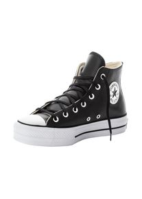 Converse Sneaker &raquo;CHUCK TAYLOR ALL STAR LEATHER PLATFORM&laquo; Sneaker aus weichem Leder schwarz-wei&szlig;, Gr&ouml;&szlig;e 39,5
