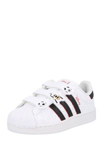 adidas originals Drenge Sneakers 'SUPERSTAR II' sort / hvid St&oslash;rrelse 34