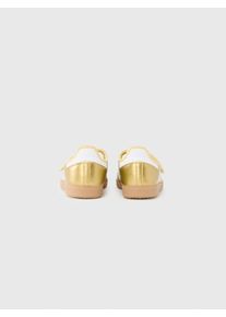 adidas originals Damer Ballerinasko med rem 'SAMBA JANE' guld / hvid St&oslash;rrelse 42
