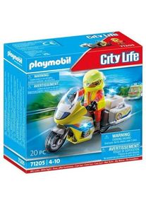 Playmobil City Life - Notarzt-Motorrad mit Blinklicht