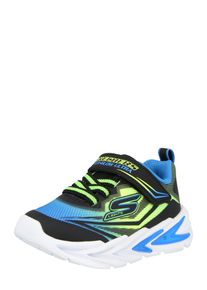 Skechers Drenge Sneakers 'FLEX-GLOW' himmelbl&aring; / neongul / sort St&oslash;rrelse 24