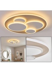 hofstein Horal Taklampa LED Sandf&auml;rgad, Vit, 1-ljusk&auml;llor