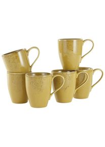 Creatable , Currygelb , Keramik , 300 ml , Kochen & Essen, Geschirr, Tassen, Kaffeebecher