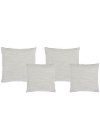 Livetastic , Beige , Textil , F&uuml;llung: Silikon, Schaumstoffflocken,Silikon, Schaumstoffflocken , 42x53 cm , Made in EU , Heimtextilien, Wohntextilien, Kissen, Zierkissen