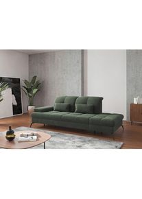 Sit & More Sit & More , Gr&uuml;n , Textil , 231x90x122 cm , Goldenes M, Oeko-Tex&reg; Standard 100, Made in Europe, DGM-Klimapakt , R&uuml;cken echt, Armteil links , Wohnzimmer, Sofas & Couches, Relaxliegen & R&eacute;cami&egrave;ren