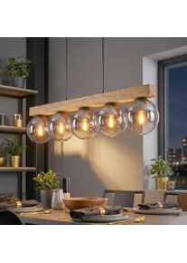 hofstein Gastor Lampa wisząca, Kula świetlna, Lampa wisząca Ecru, Czarny, 5-punktowe