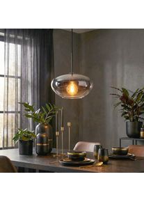 hofstein Mertola Lampa wisząca, Lampa wisząca Przezroczysty, Przydymiony, 1-punktowy