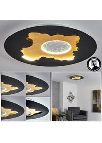 hofstein Holan Lampa sufitowa LED Złoty, Czarny, Biały, 1-punktowy