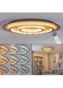 hofstein Lidor Lampa sufitowa LED Złoty, Miedź, Czarny, 1-punktowy, Zdalne sterowanie